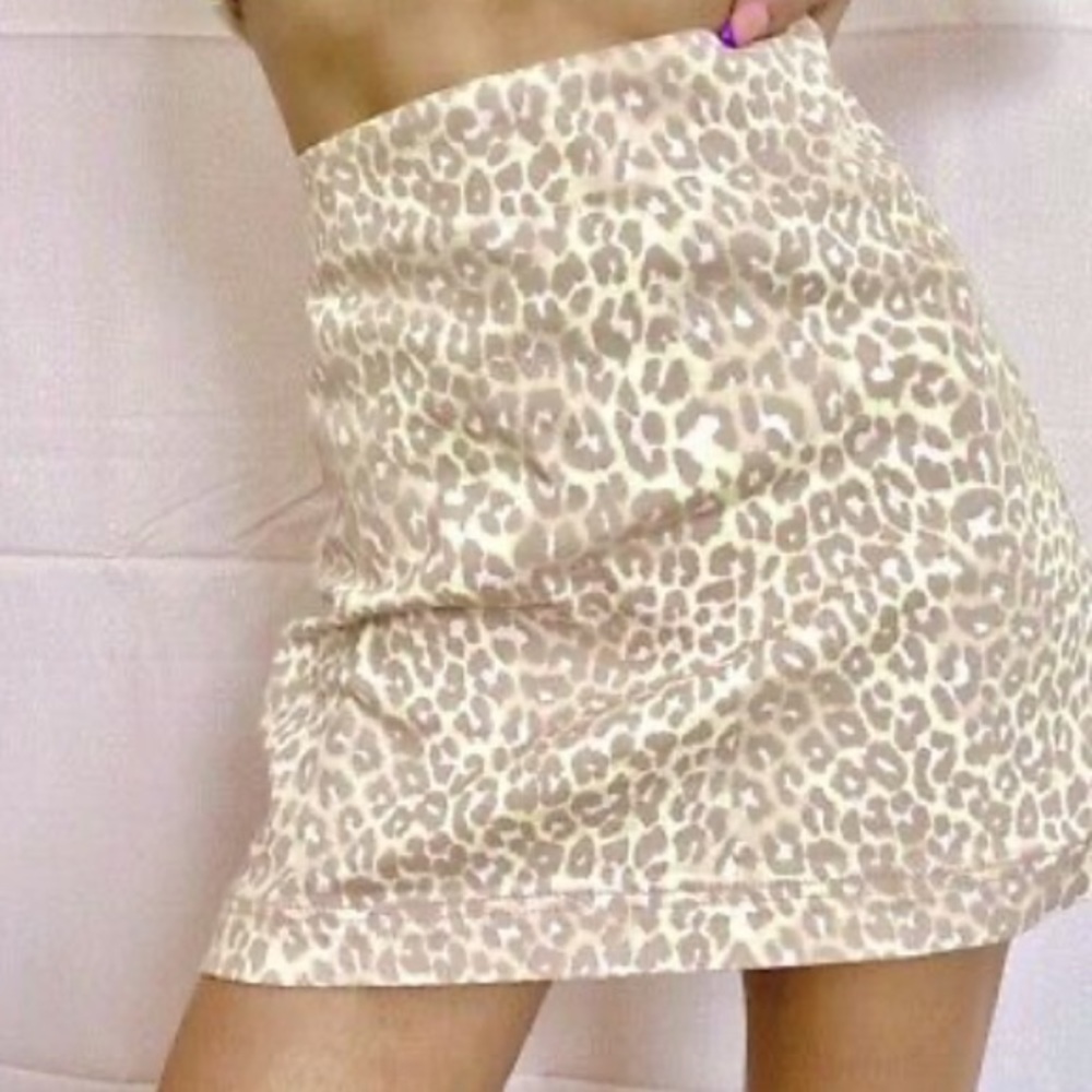 Wild Fable Leopard Print Skirt